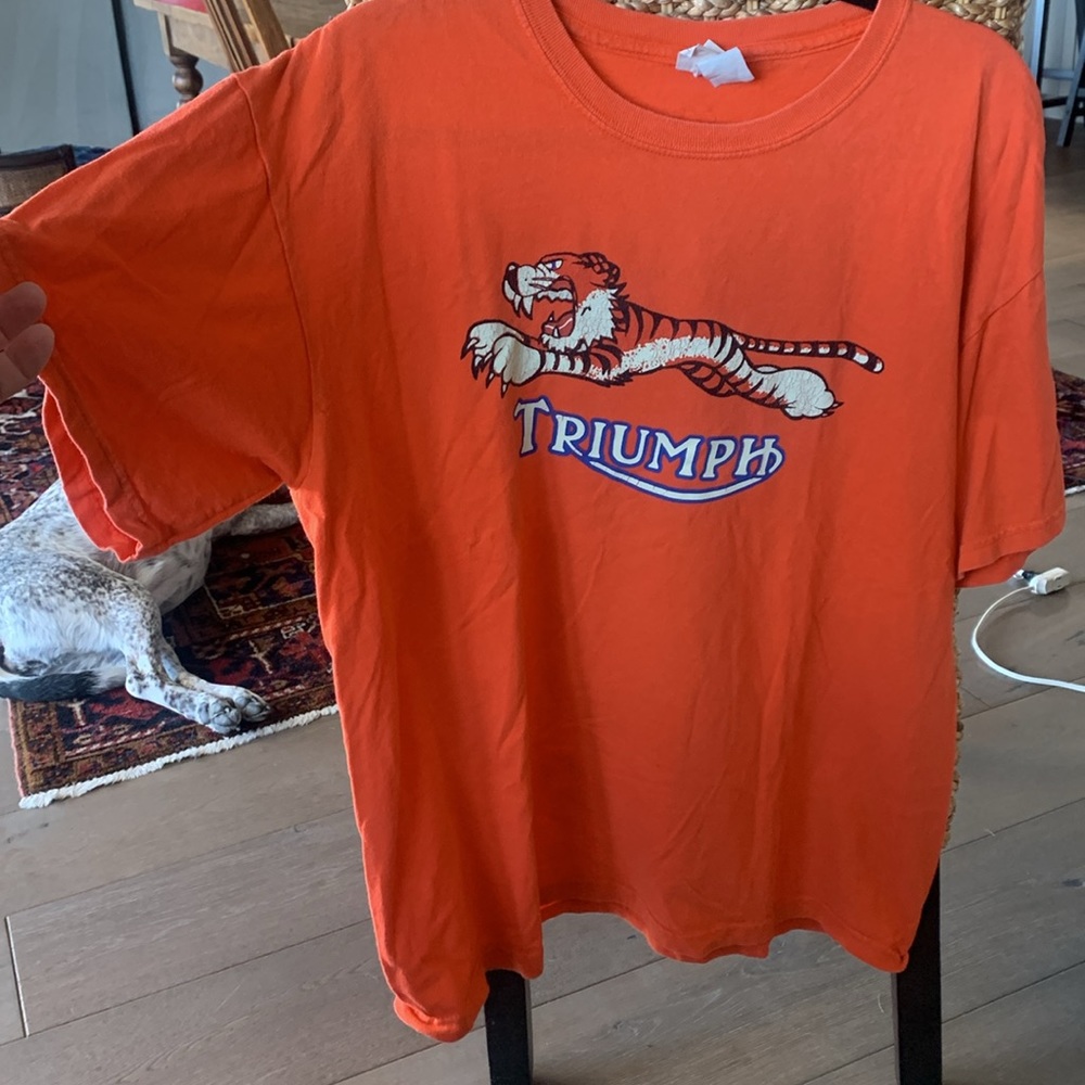 Triumph Metro Racing Orange Men's T-Shirt